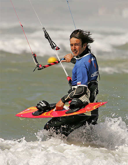 Session kitesurf Thomas Wimkite
